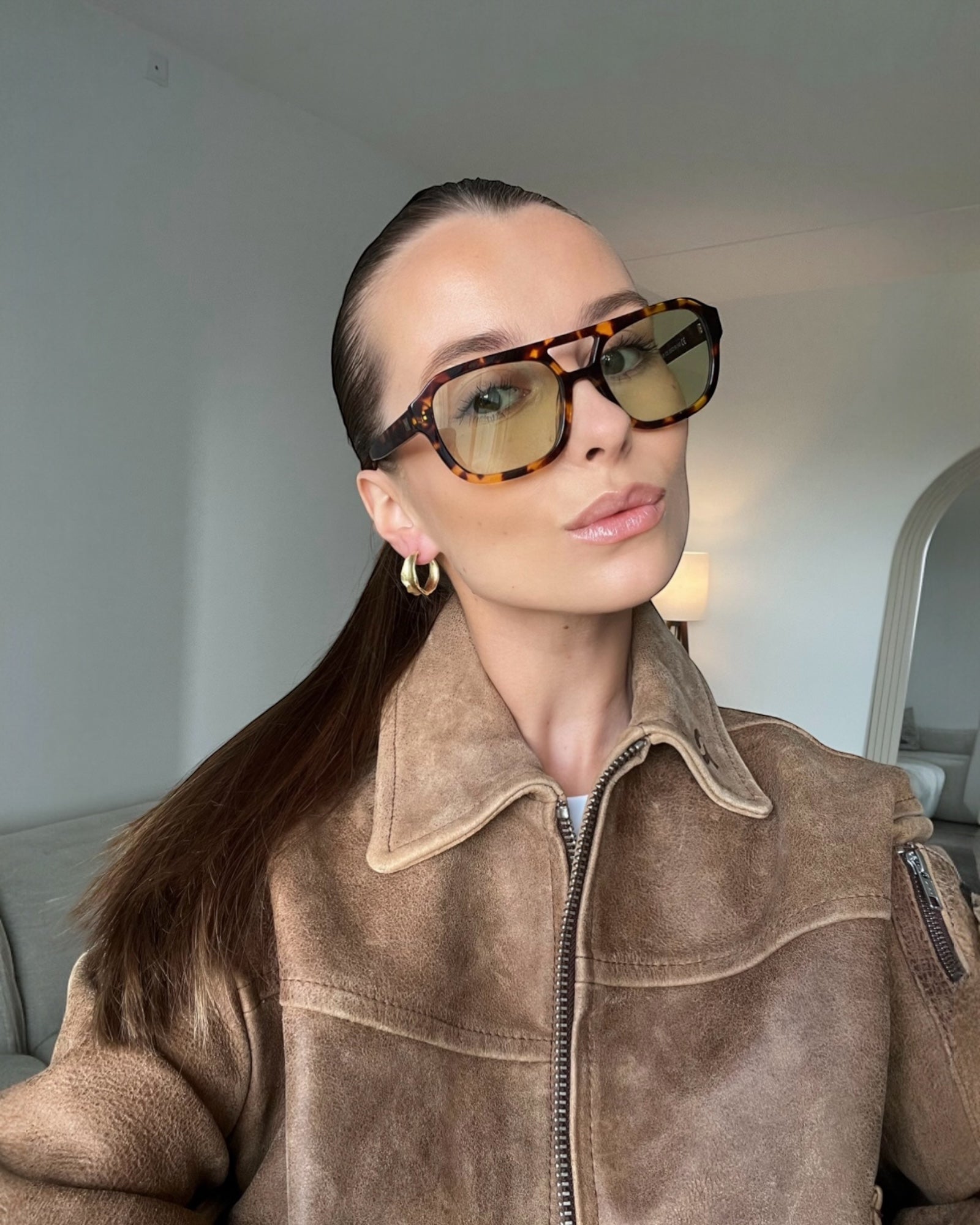 Co Pilot - Cognac Tortoise